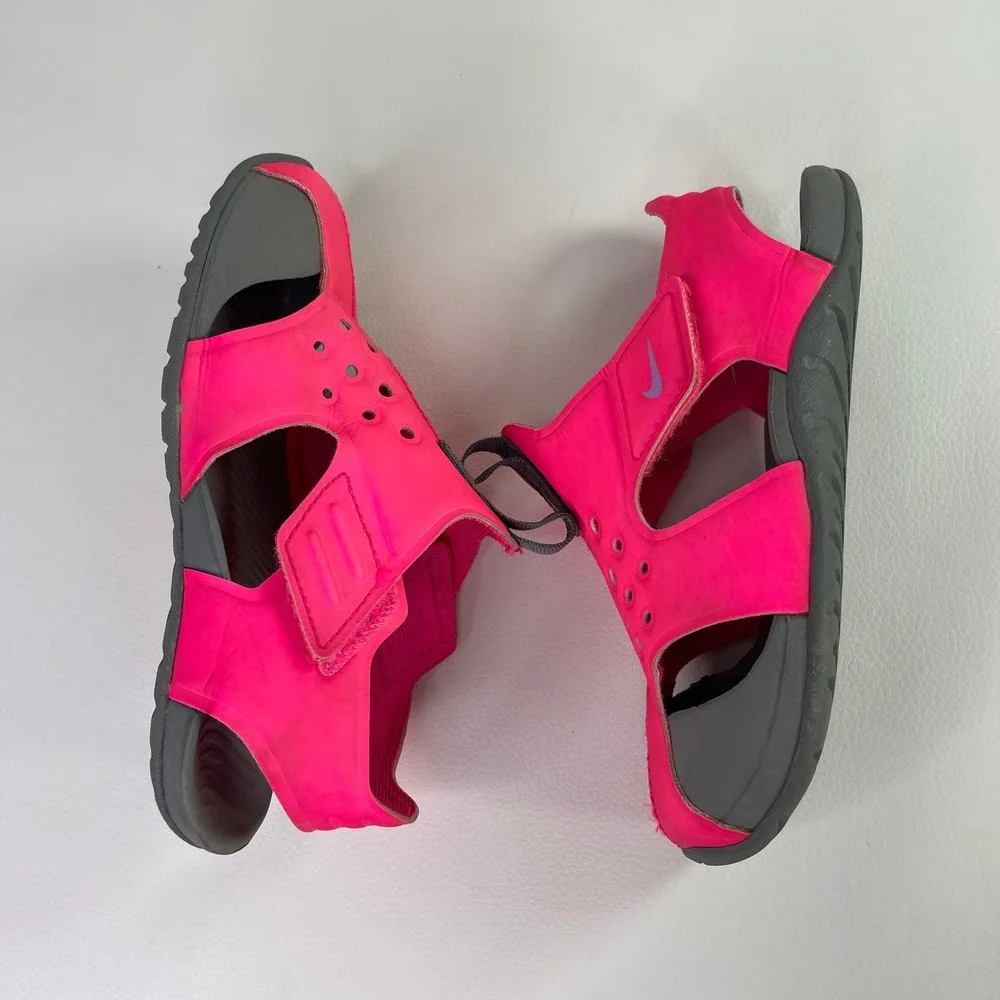 Nike Sunray Protect 2 Hyper Pink Water Beach Sandals 943827-605 Toddler Girl 10C